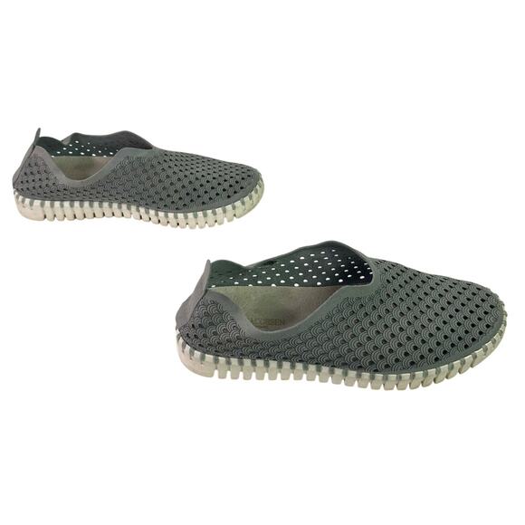 Ilse Jacobsen Women's EU 38 Gray Leather Hornbaek Tulip Slip On Loafers Shoes - Picture 3 of 8